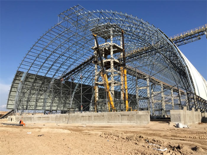 濉溪煤机油桶翘工程网架